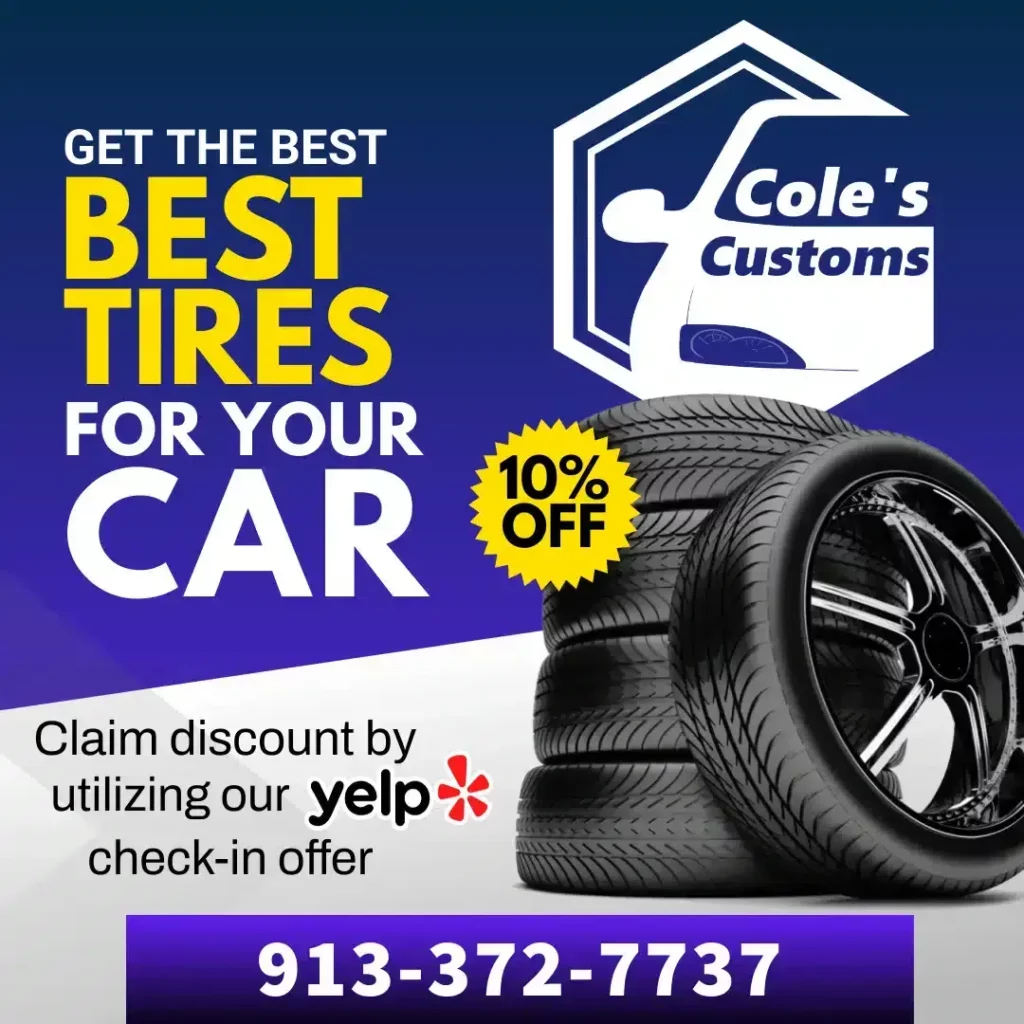 Tyre-Shop-Ad, Repair tire near me, new tires for cheap, local mechanic, oil and tire change near me, oil change discount tire, tire and brake shop near me, auto service and tire, automotive repair, automotive maintenance, oil change, Brake Services | cole's Customs